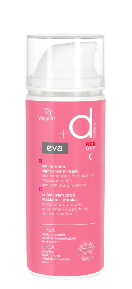 EVA DERMO RED OFF Przeciwzmarszczkowy krem-maska na noc